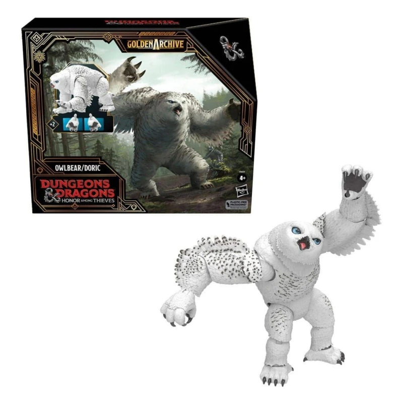 Image of Hasbro Dungeons & Dragons Golden Archive Owlbear/Doric Action Figure