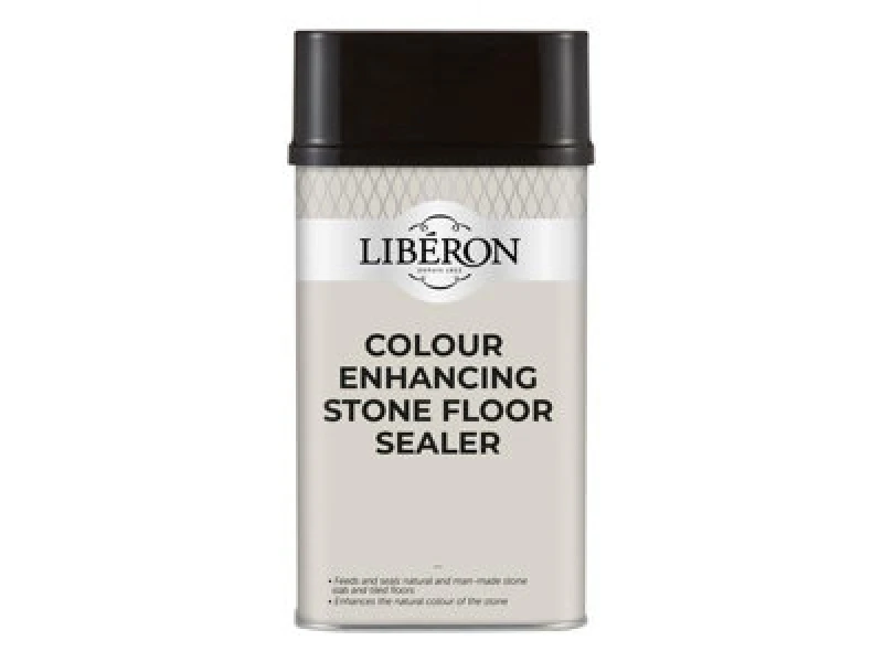Image of Liberon 'Colour Enhancer' Stone Floor Sealer 1 litre Clear