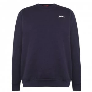 Image of Slazenger SL Fleece Crew Sweater Mens - Navy