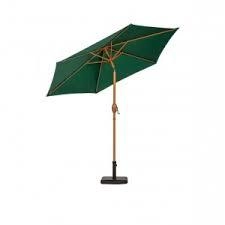 Image of Amir Royalcraft 2.5m Woodlook Crank & Tilt Parasol Green - Garden & Outdoor