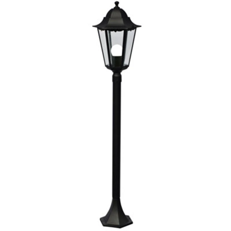 Image of Nordlux Cardiff Outdoor Aluminium Garden Post Weatherproof Black,mains