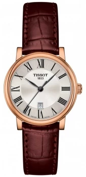 Image of Tissot Carson Premium Lady Brown Leather Strap Watch