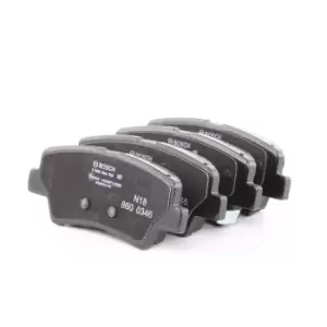 Image of Bosch Brake pad set 0 986 494 768 Brake pads,Brake pad set, disc brake HYUNDAI,KIA,SSANGYONG,i30 (GD),i30 CW (GD),i30 Schragheck (PDE, PD, PDEN)