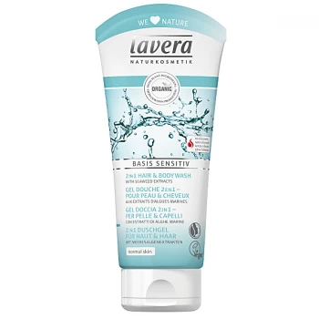 Image of Lavera Basis Sensitiv 2 in 1 Hair & Body Wash