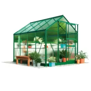 Image of Garden Gear Greenhouse 6.2 x 6.2 x 6.6ft Green