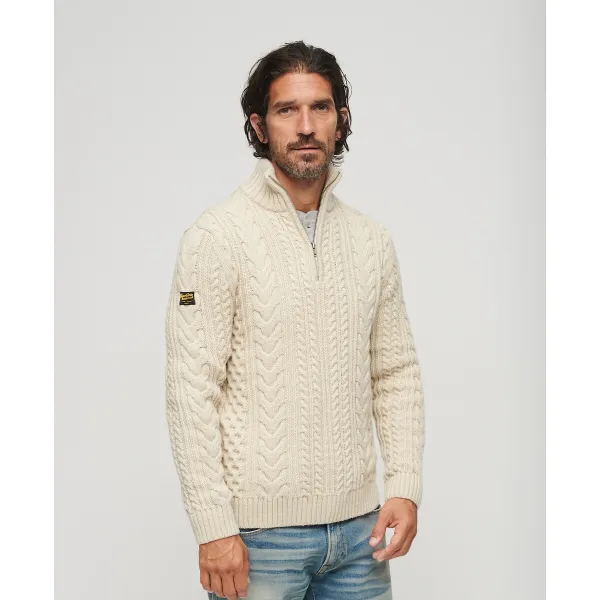 Image of Jacob Vintage Jumper with Half Zip