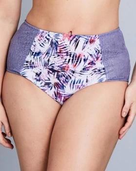 Image of Sculptresse Chi Chi Palm Print Briefs