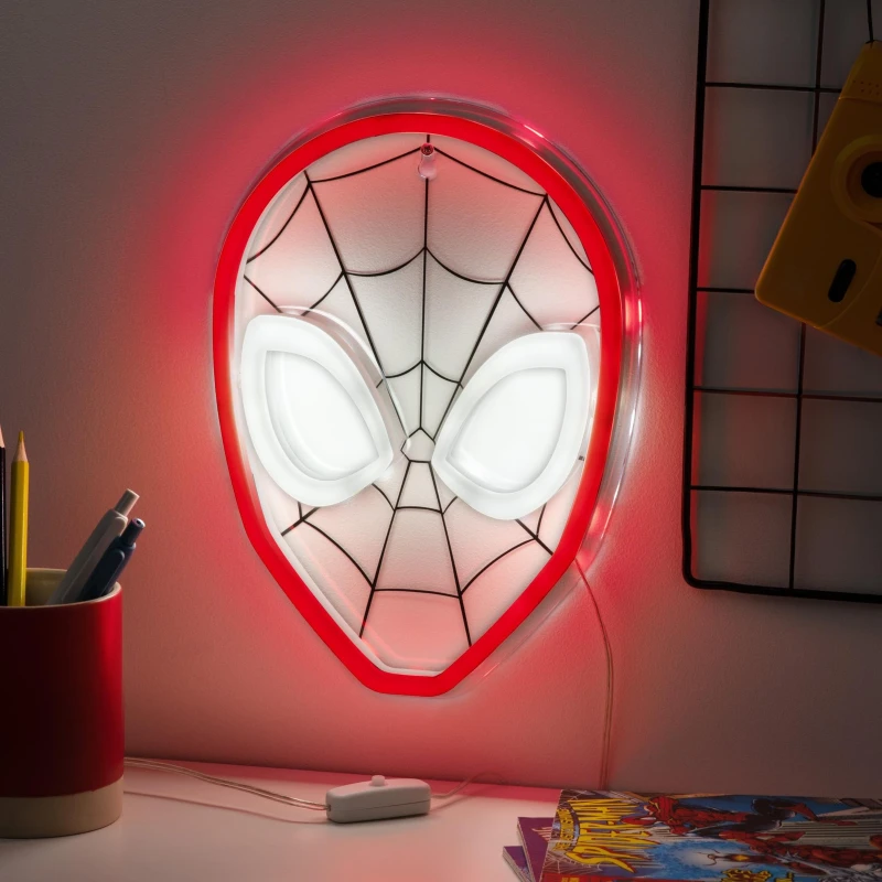 Image of Spiderman Wall Mountable LED Neon Light
