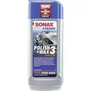 Image of Sonax SN 1837503 Cires a Polir 202.100 Xtreme Polis et Wax NR3, 250ml (Par 6)