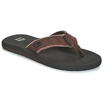 Image of Quiksilver MONKEY ABYSS M SNDL CTK1 mens Flip flops / Sandals (Shoes) in Black
