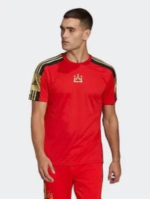 Image of adidas Salah Squadra Training Jersey, Red, Size L, Men