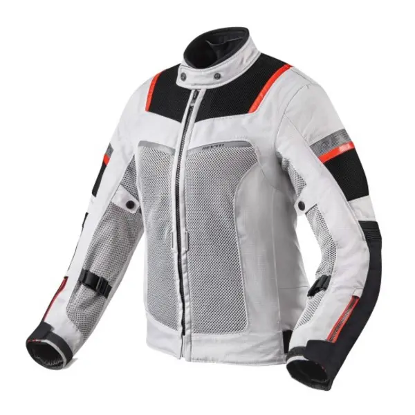 Image of REV'IT! Tornado 3 Jacket Lady Silver Black Size 34