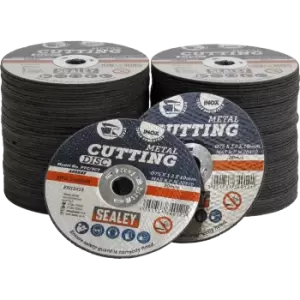 Image of Sealey Metal Cutting Disc 75mm 1.2mm Pack of 100
