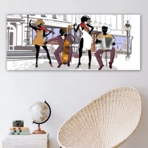 Image of YTY679467157_50120 Multicolor Decorative Canvas Painting