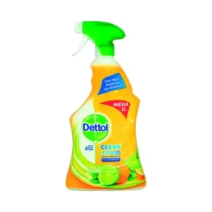 Image of Dettol Multipurpose Cleaner Trigger Spray 1L (Pack of 6) 3007947