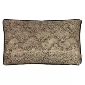 Image of Viper Snake Rectangular Cushion Clay