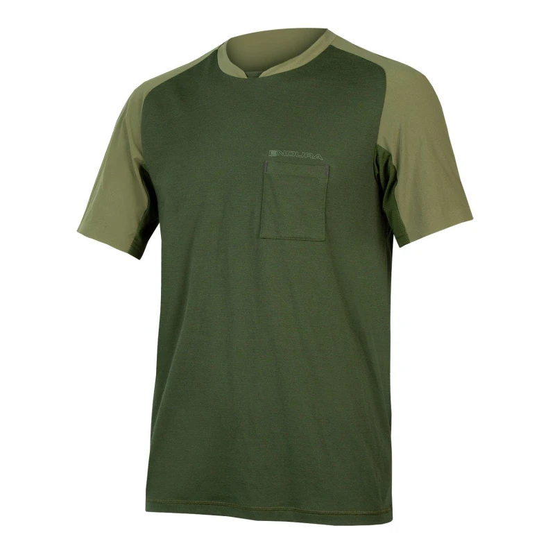 Image of Endura GV500 Foyle Jersey - Green Green S