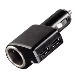 Image of Hama Triple Power USB Car Charger, 2,1A