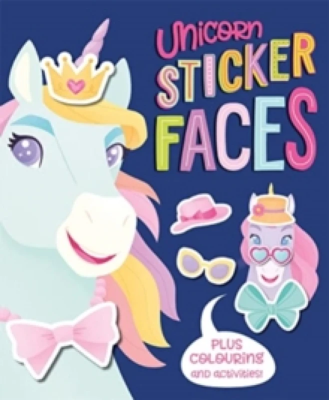 Image of Unicorn Sticker Faces Paperback / softback