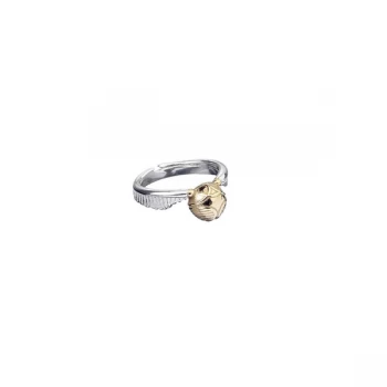 Image of Stainless Steel Golden Snitch Ring- Medium