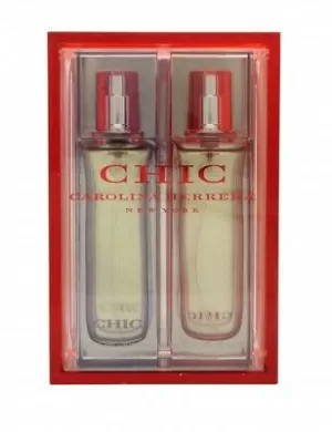 Image of Carolina Herrera Chic Gift Set 30ml Eau de Parfum Red Edition + 30ml Eau de Parfum Purple Edition
