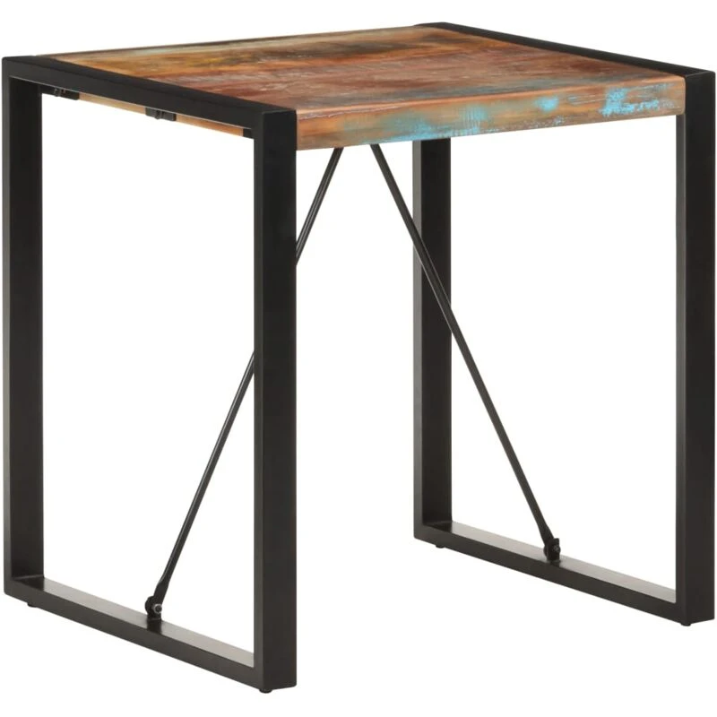 Image of VIDAXL Dining Table 70x70x75cm Solid Reclaimed Wood Vidaxl 8720286104897