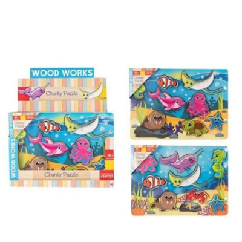 Image of HTI Underwater Chunky Puzzle Multi