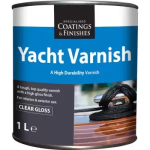 Image of Barrettine Yacht Varnish 1L in Clear