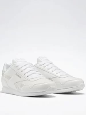 Image of Reebok Royal Classic Jogger 3 Shoes, Silver/White, Size 3 Older
