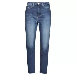 Image of Tommy Jeans IZZIE HR SLIM ANKLE AE632 MBC womens Jeans in Blue - Sizes US 25 / 30,US 26 / 30,US 27 / 30,US 28 / 30,US 29 / 30,US 30 / 30,US 31 / 30,US