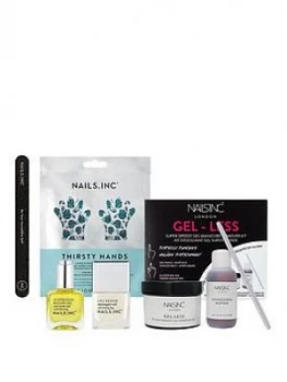 Image of Nails Inc 5 Piece Gel-Less Kit