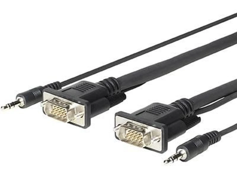 Image of Vivolink PROVGAMCS4.6 video cable adapter 4.6 m VGA (D-Sub) + 3.5mm Bl