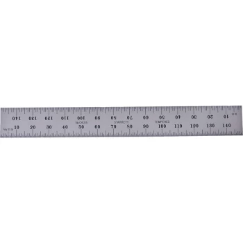 Image of C635/150MM Steel Rule - Satin Chrome
