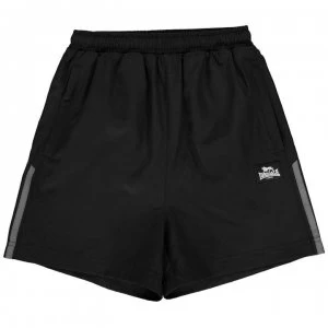 Image of Lonsdale Woven Shorts Junior Boys - Black