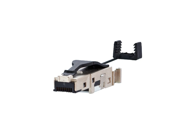 Image of METZ CONNECT 1401405012-I wire connector RJ-45 Black. Silver