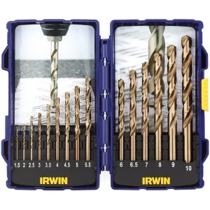 Image of Irwin HSCO Pro Drill Set - 15 Piece 1.5-10mm