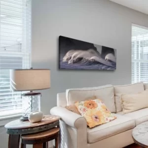 Image of 30902021C-020 Multicolor Decorative Canvas Painting