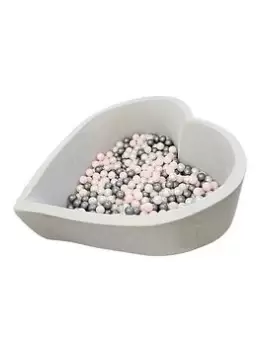 Image of Smart Set Big Heart Ball Pit - Pink With 400 Balls - 6 Cm