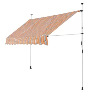 Image of Clamp Awning Orange/Black/White 8.2ft