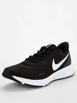 Image of Nike Revolution 5 - Black/White, Size 9, Men