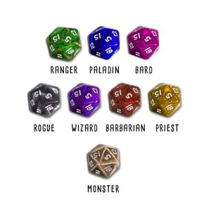 Image of Hero Master: An Epic Game of Epic Fails: Custom Dice