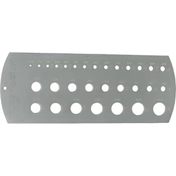 Image of 1/16'-1/2' Imperial Drill & Drill Rod Gauge - Kennedy