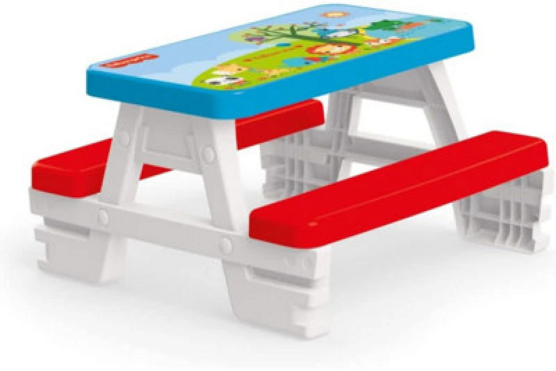 Image of Dolu Fisher Price Picnic Table for 4 - White/Multi White unisex