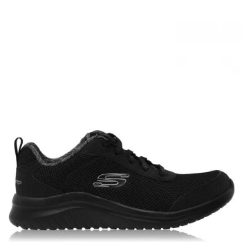 Image of Skechers Ultra Flex 2.0 Ladies Trainers - Black