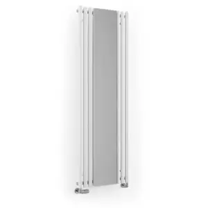 Image of Terma Rolo Mirror Vertical Designer Radiator 1800 x 590mm White RAL 9016
