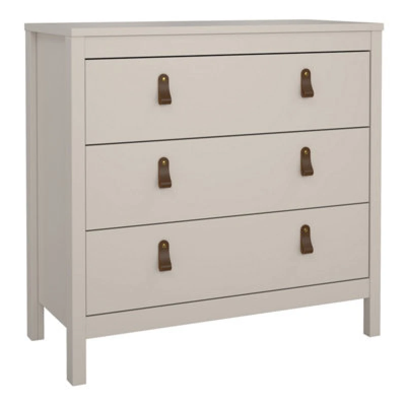 Image of Furniture To Go Barcelona Chest 3 Drawers In Cashmere