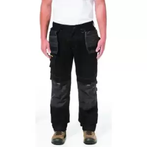 Image of CAT Workwear Mens H2O Defender Reflective Durable Work Trousers Pants 36S - Waist 36', Inside Leg 30'