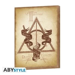 Image of Harry Potter - Deathly Hallows Canvas