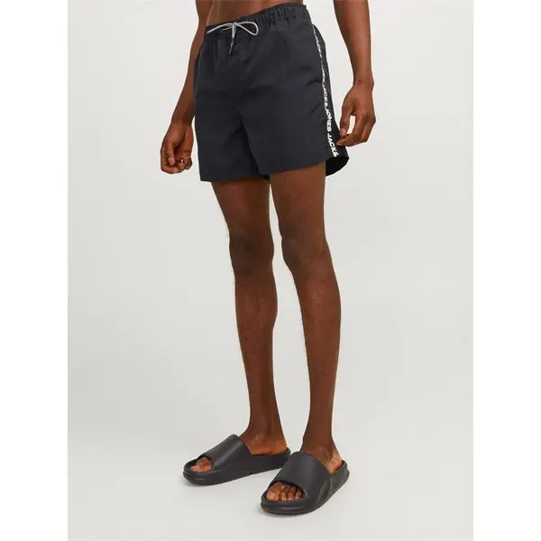 Image of Jack and Jones Fiji Tape Swim Shorts Swim Shorts S Black 35583003350