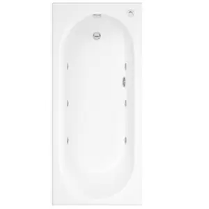 Image of Alton Single Ended Bath with 6 Jet Whirlpool System - 1700 x 750mm